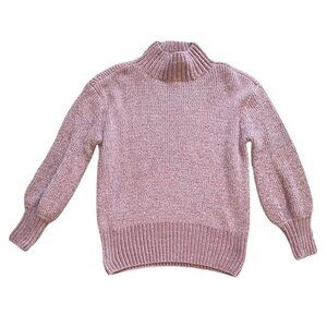 Cynthia Rowley Women Soft Sherpa Fleece Pink Polyester Sweater Sz‎ M Cozy Warm